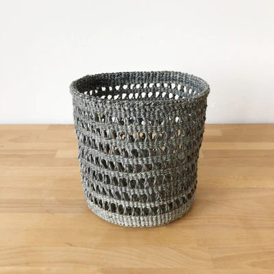Small Storage Basket: Stone Netted