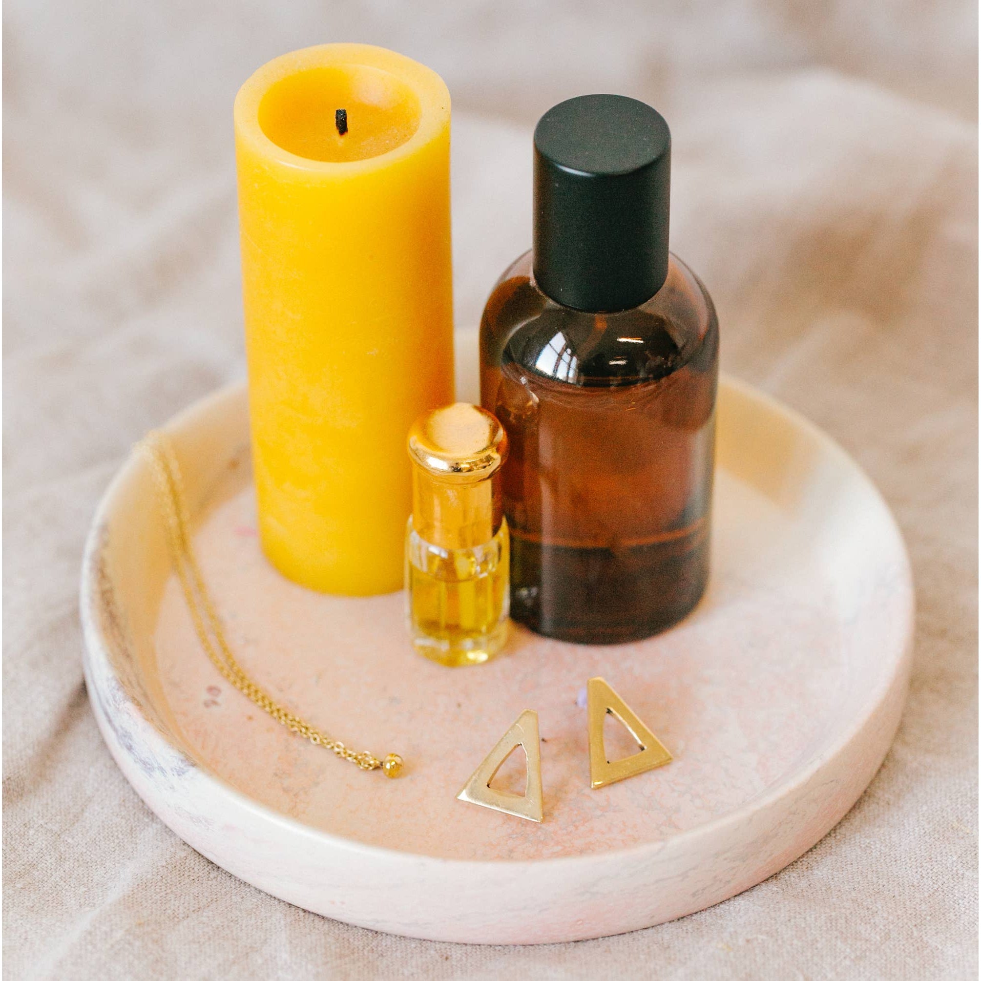 Soapstone Jewelry Tray- Sunset