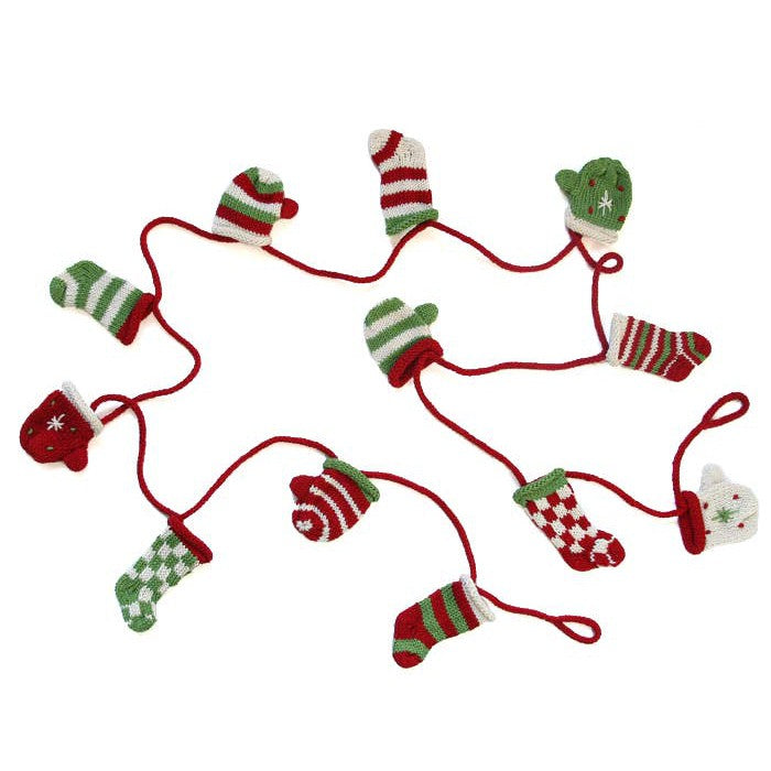 Stocking and Mitten Garland