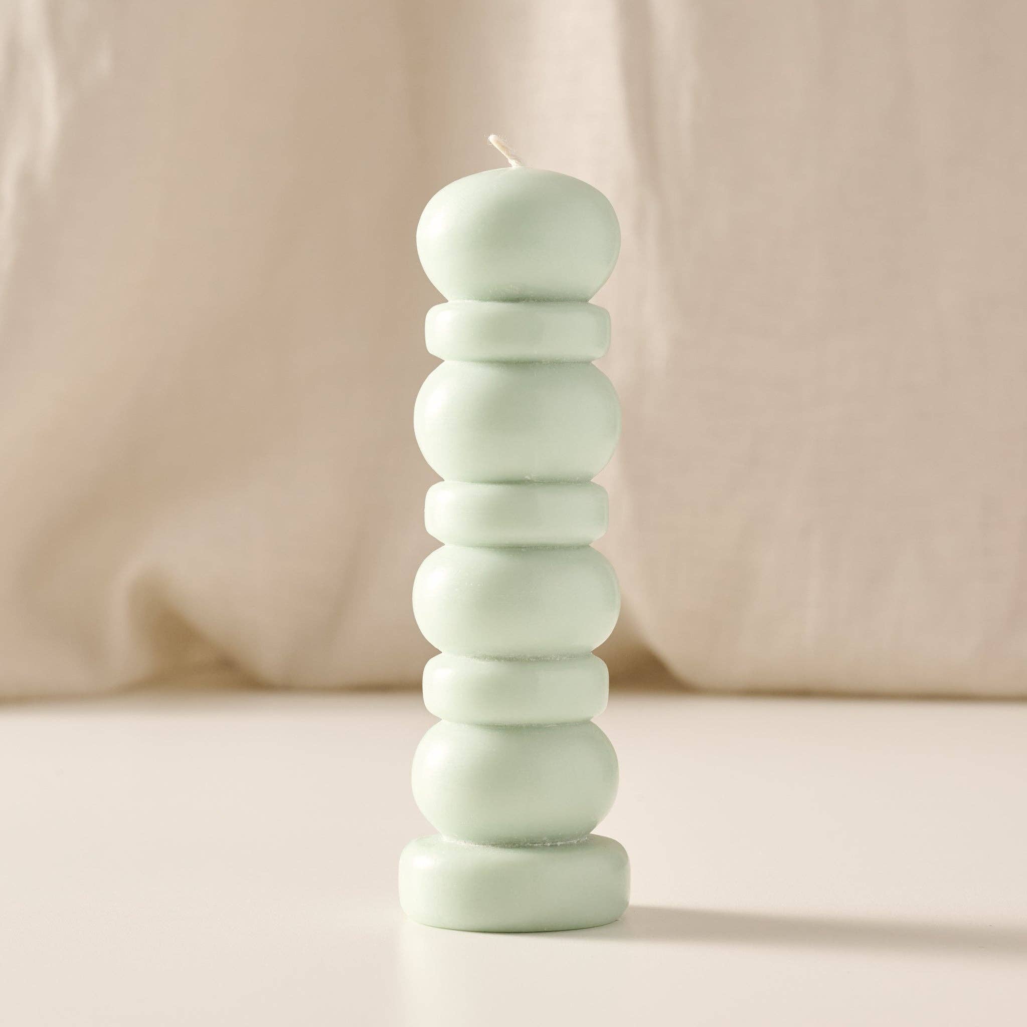 Subuh Sage Palm Wax Pagoda Candle