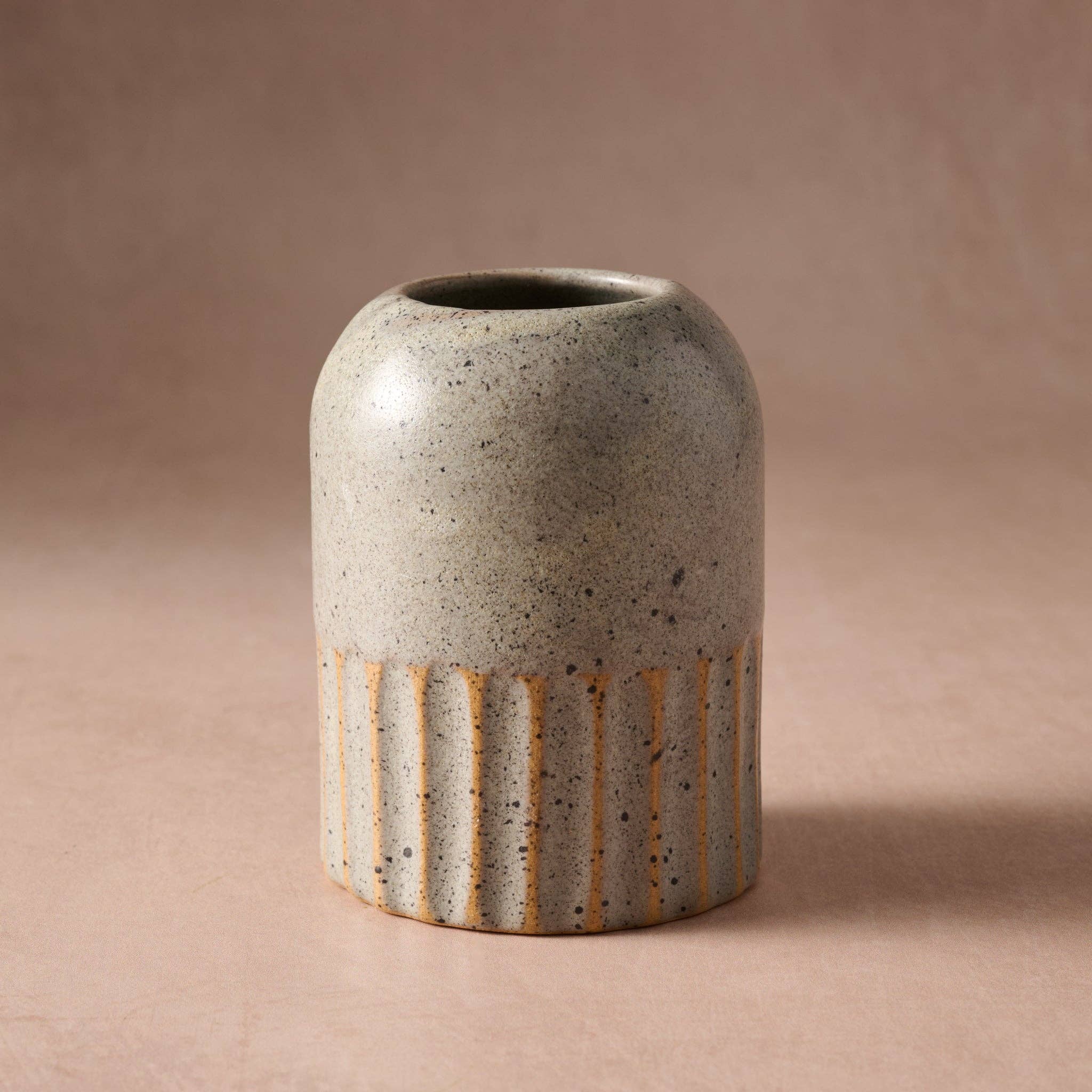 Sundara Fluted Ceramic Vase