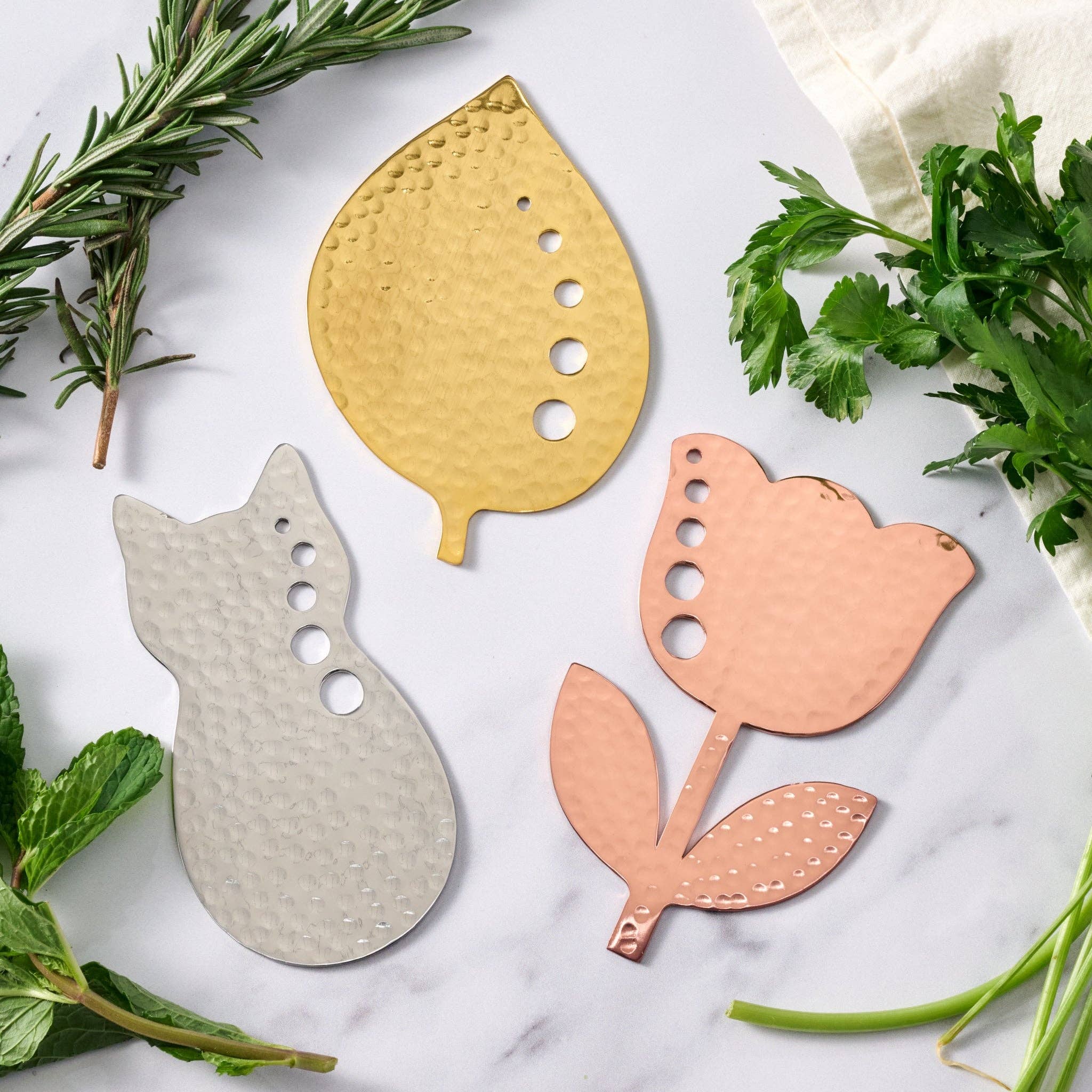 Svaad Stainless Steel Herb Stripper- Assorted Shapes-Sold Individually
