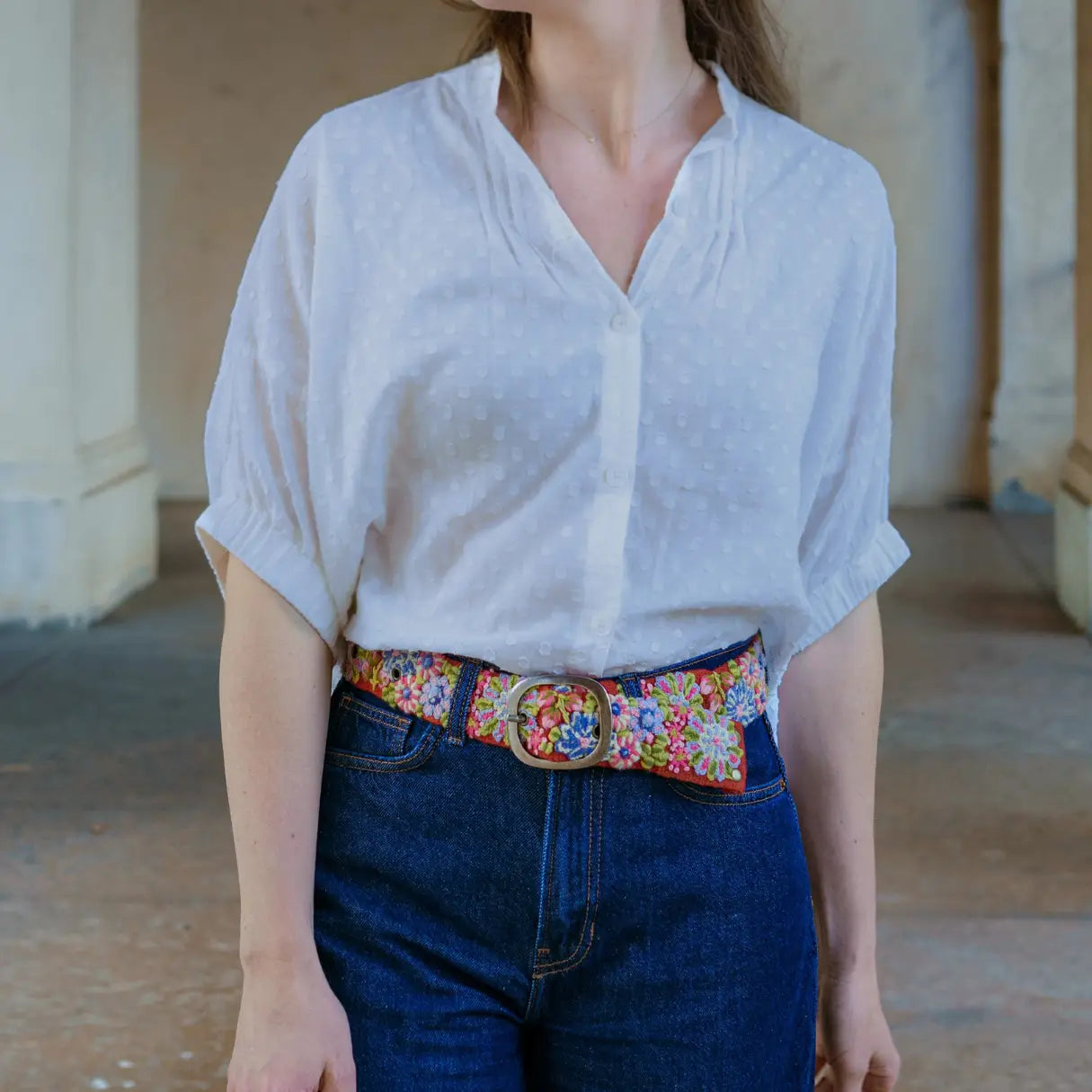 Teaberry Wool Belt- Assorted Sizes