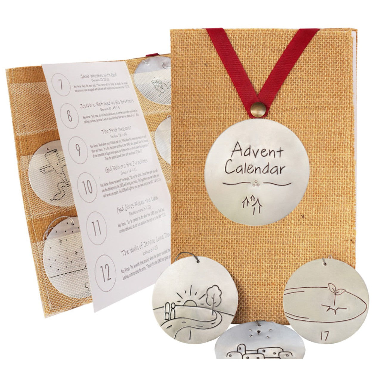 Tin Ornament Advent Calendar Set