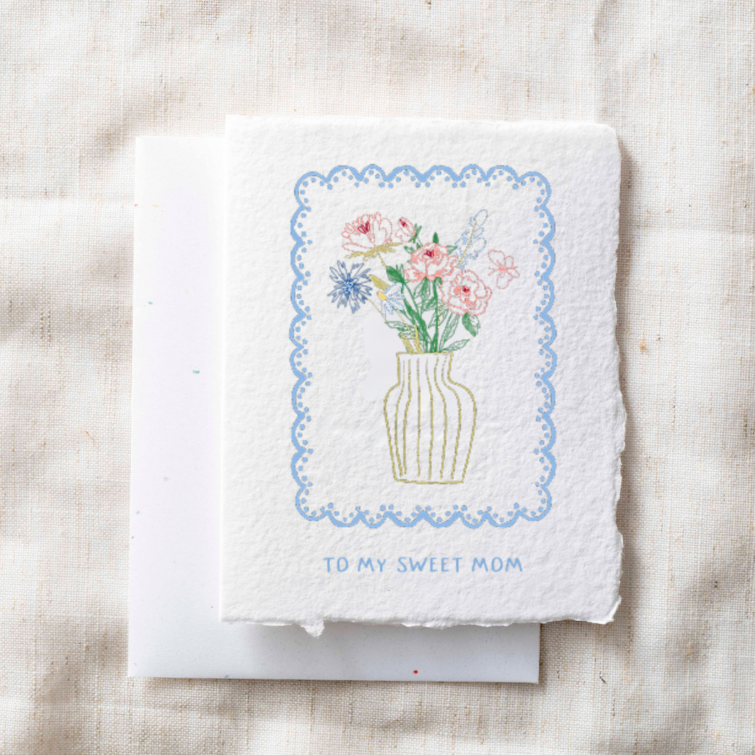 To My Sweet Mom Card- Mother's Day Greeting Card