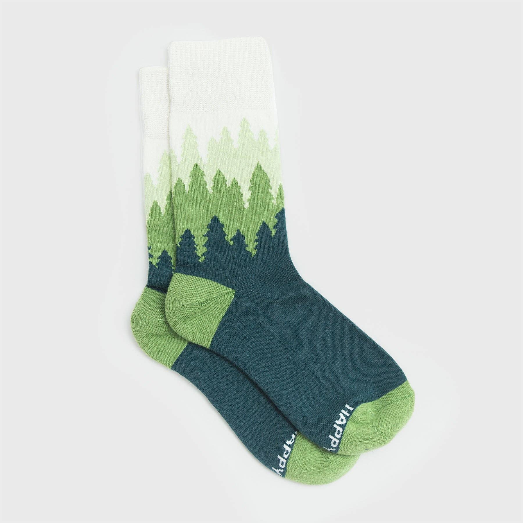 Treeline Men's + Women's Organic Socks | Green