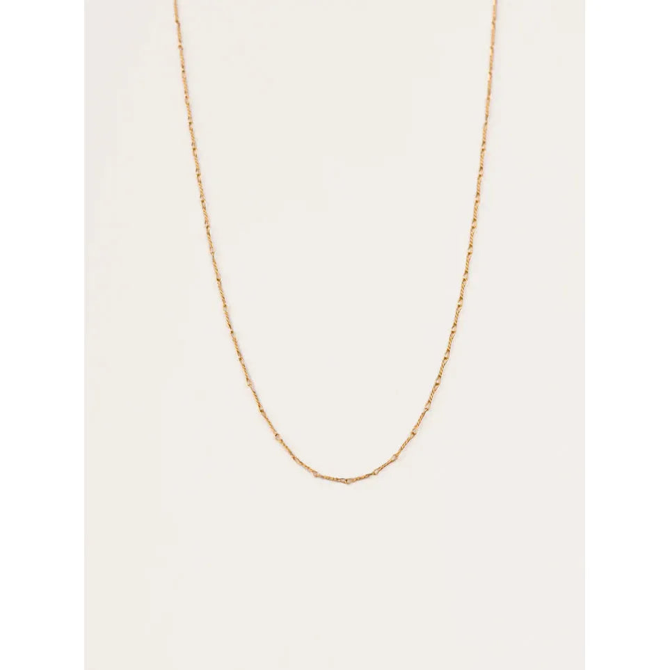 Twist Chain Necklace- Vermeil
