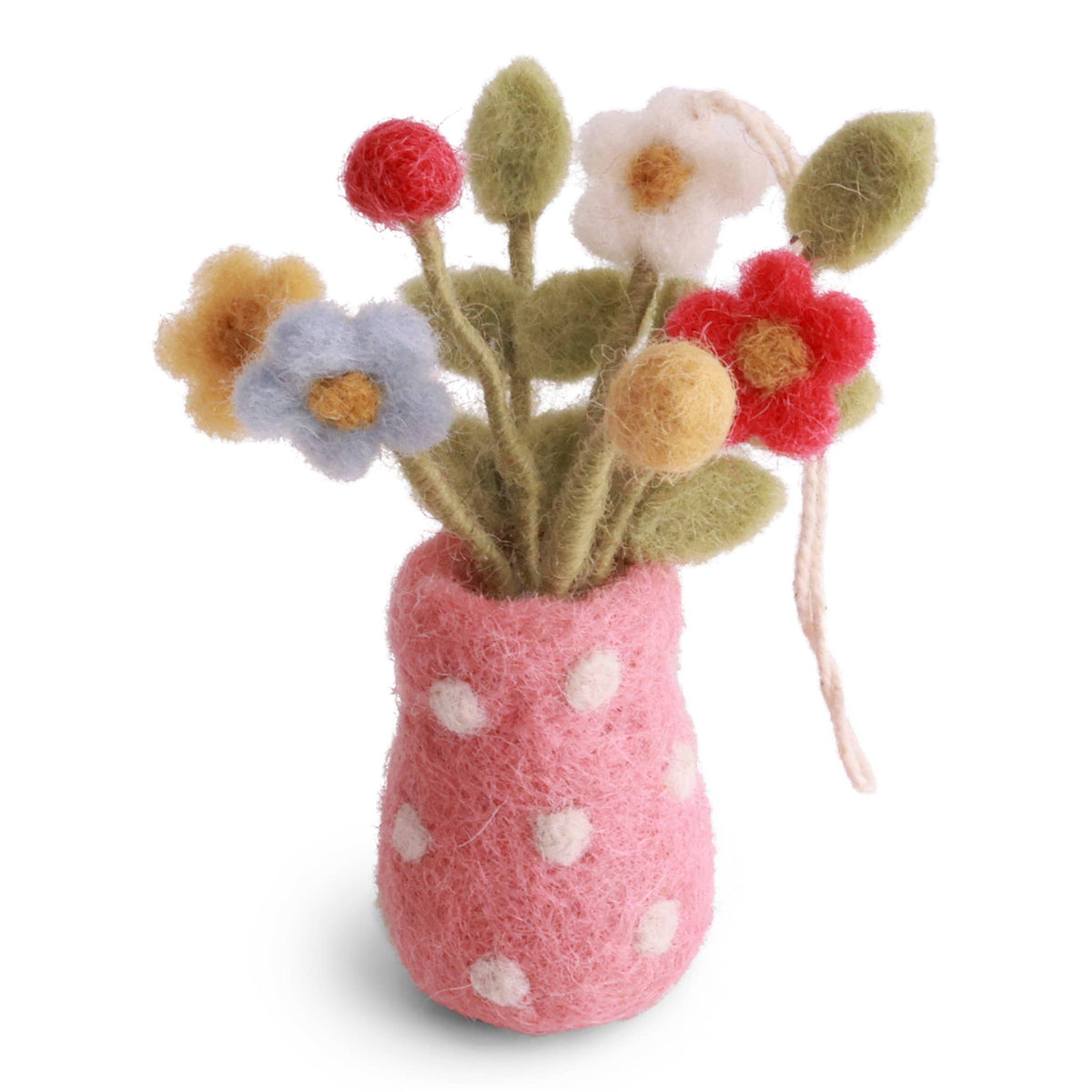 Vase with Flowers Ornament- Assorted Styles