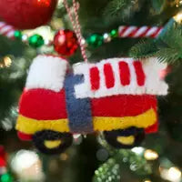 Vehicle Felt Wool Ornament- Sold Individually