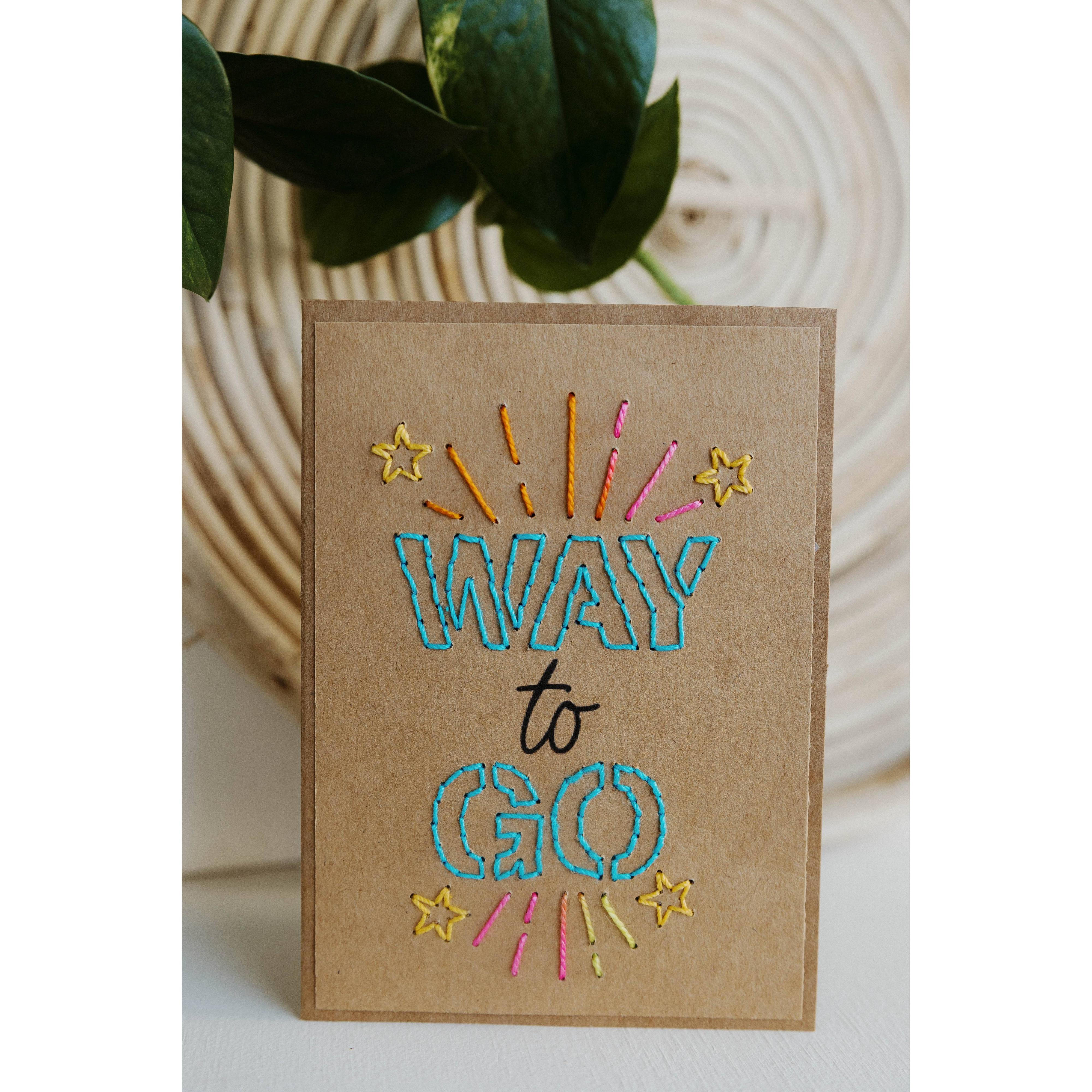 Way to Go Greeting Card