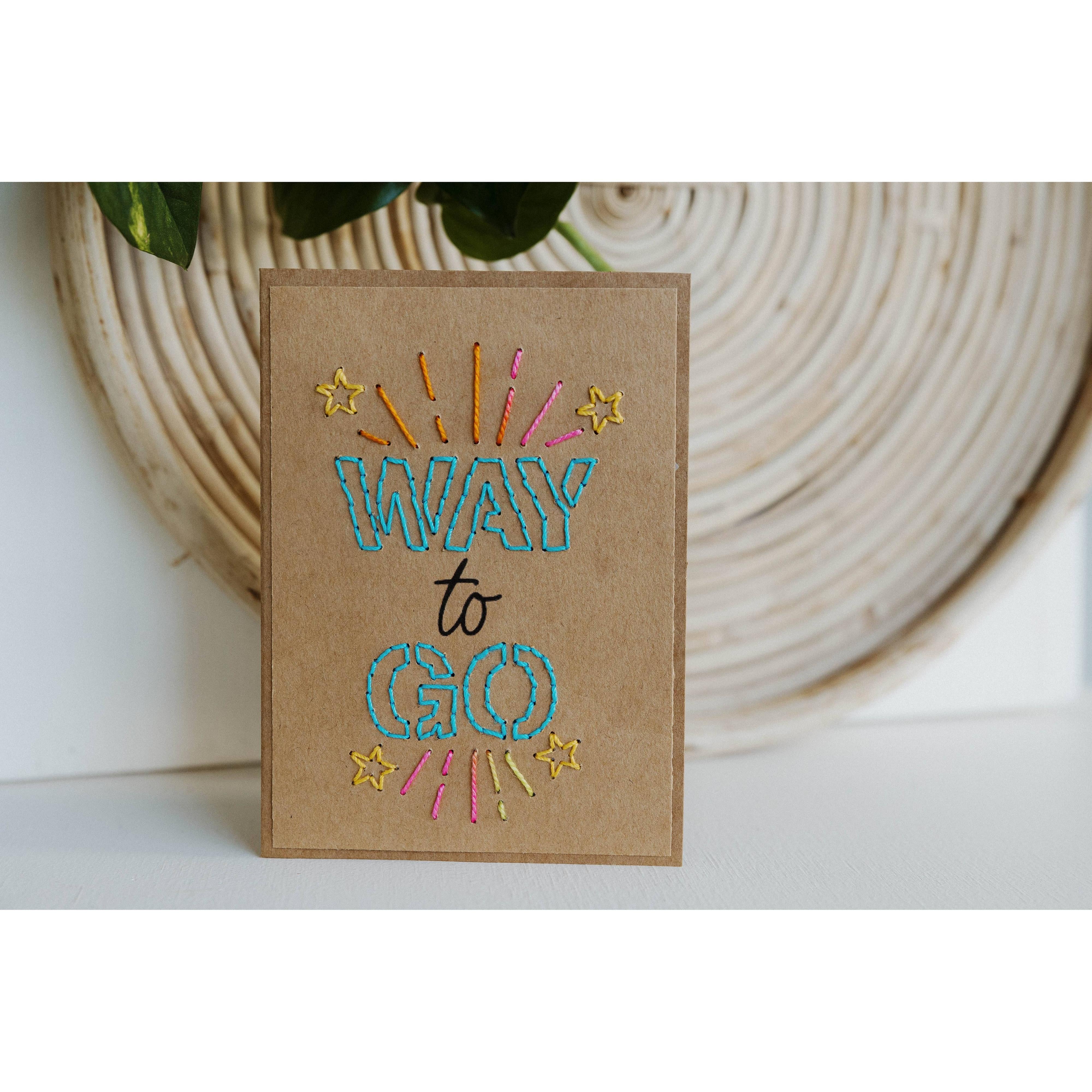 Way to Go Greeting Card