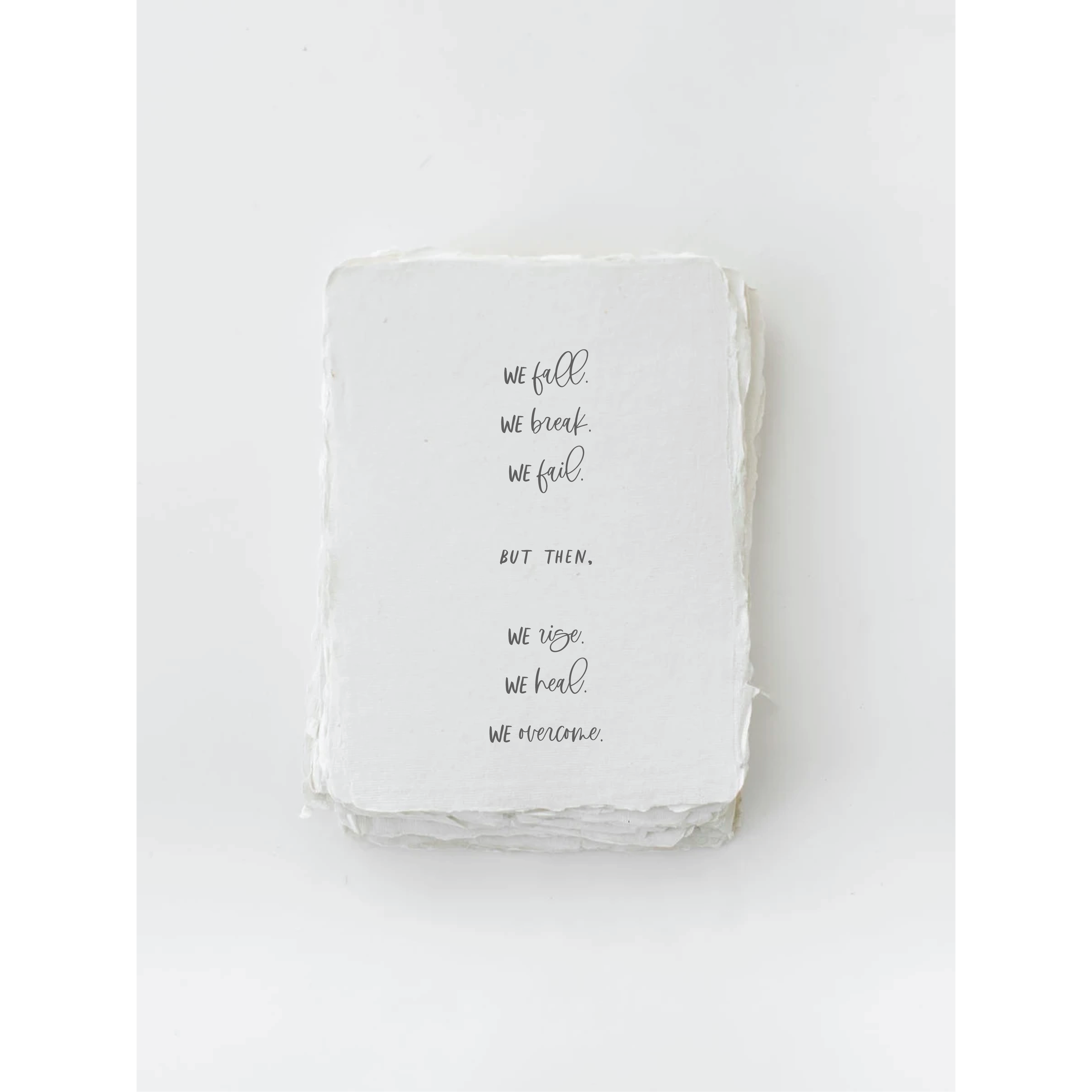 We Fall. We Rise.- Greeting Card