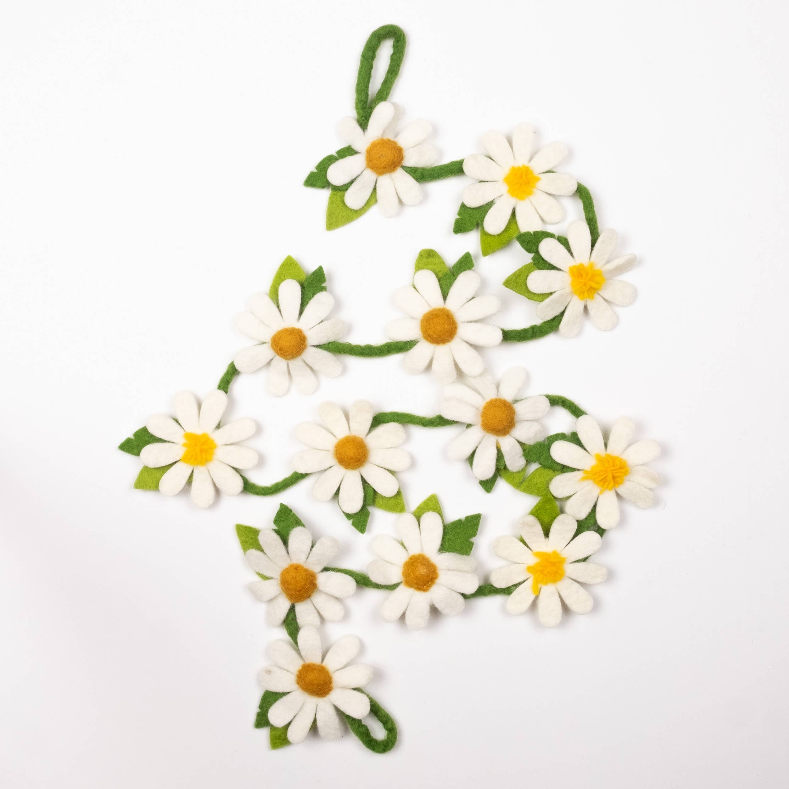 White Daisy Garland