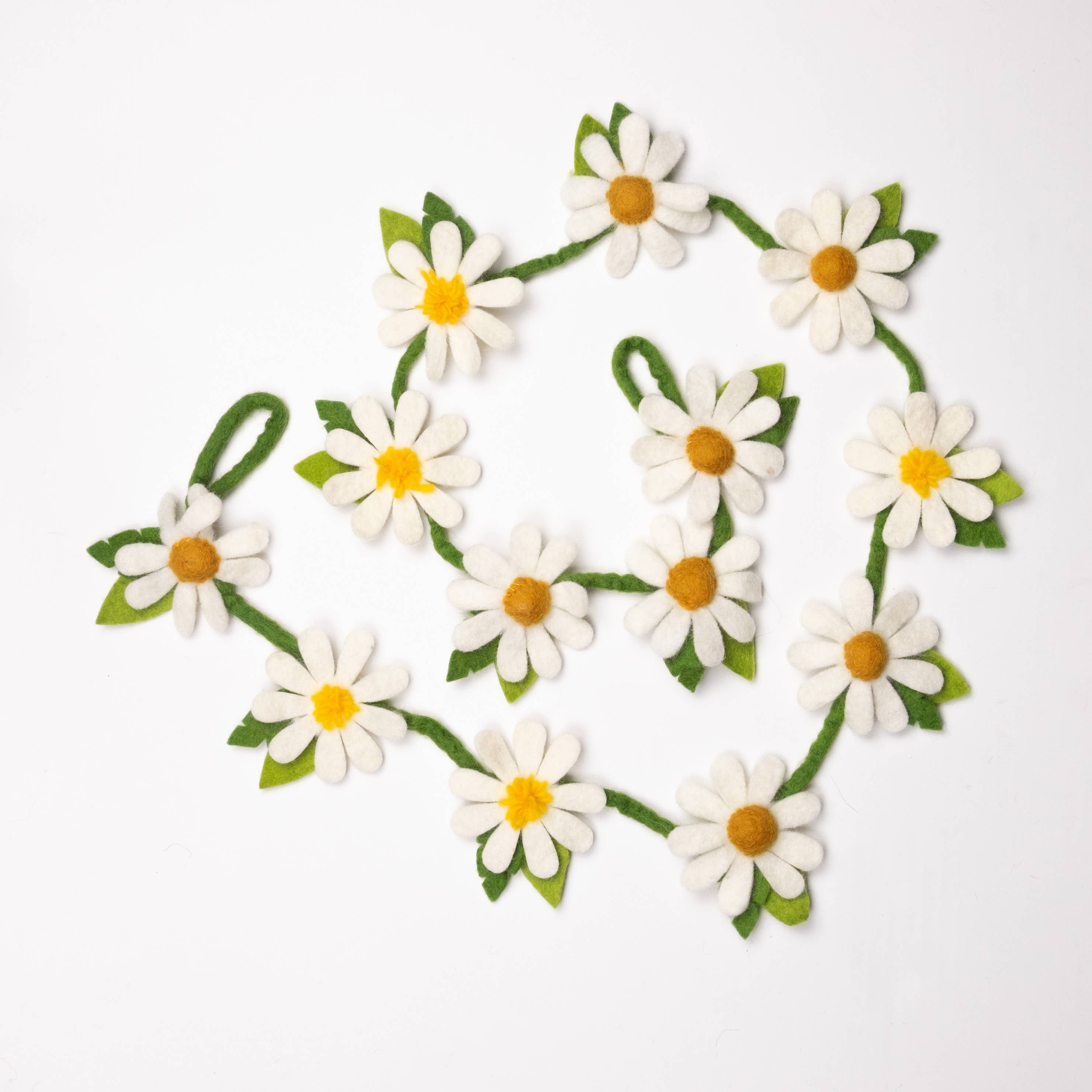 White Daisy Garland
