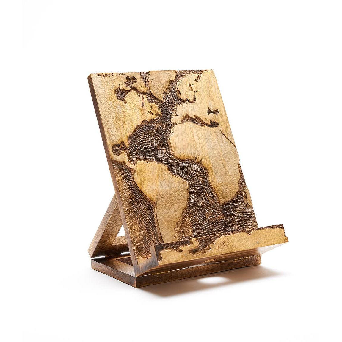 Wooden World Map Stand (*Local Delivery/Local Pickup Ony)