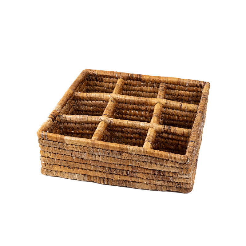 Banana Leaf Square Divided Serving Tray (*Local Pickup/Local Delivery Only)