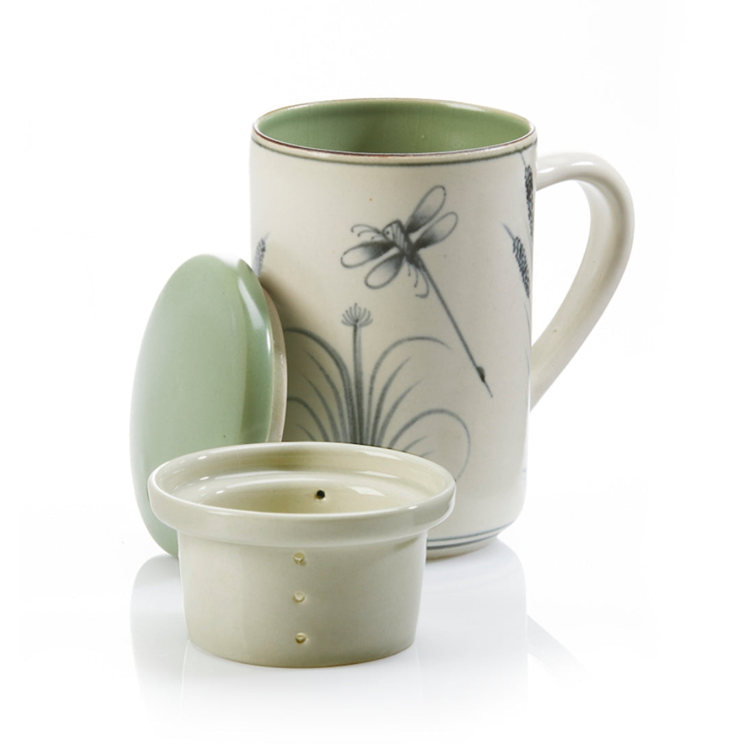 Dragonfly Tea Infuser Mug