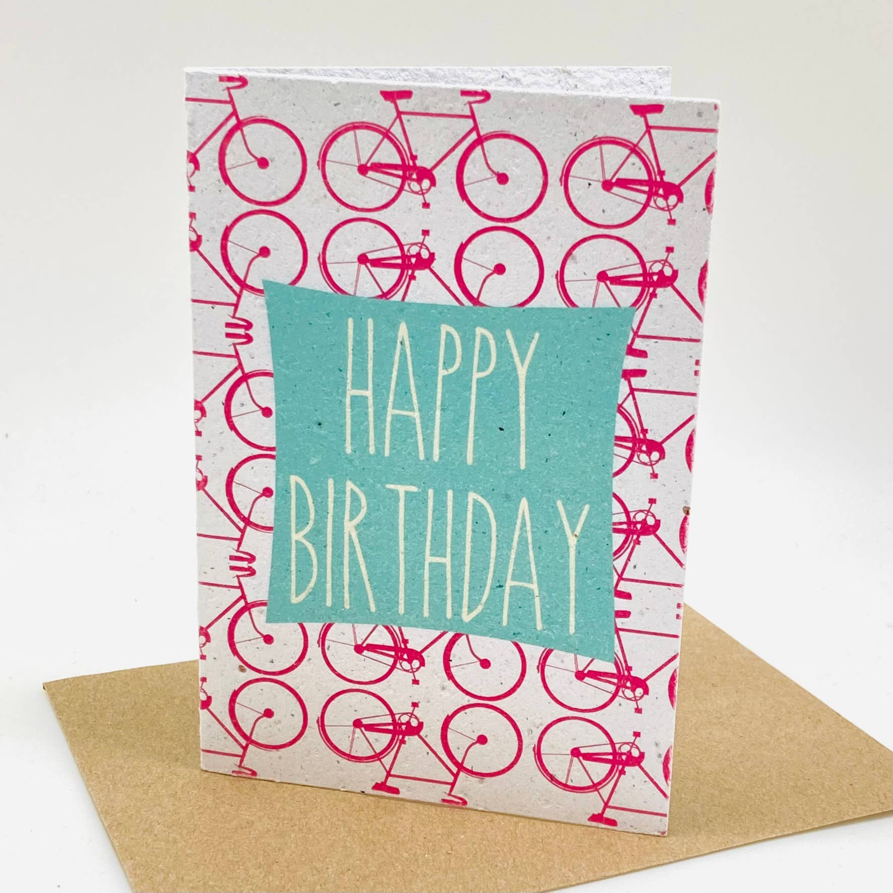 Growing Paper Card- Birthday Bicycles