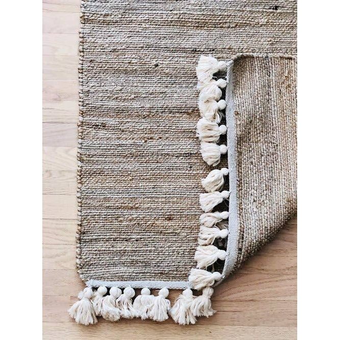 Jute Tassel Rug (* Local Pick-up / Local Delivery Only )