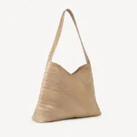 Large Crisscross Shoulder Bag - Fog