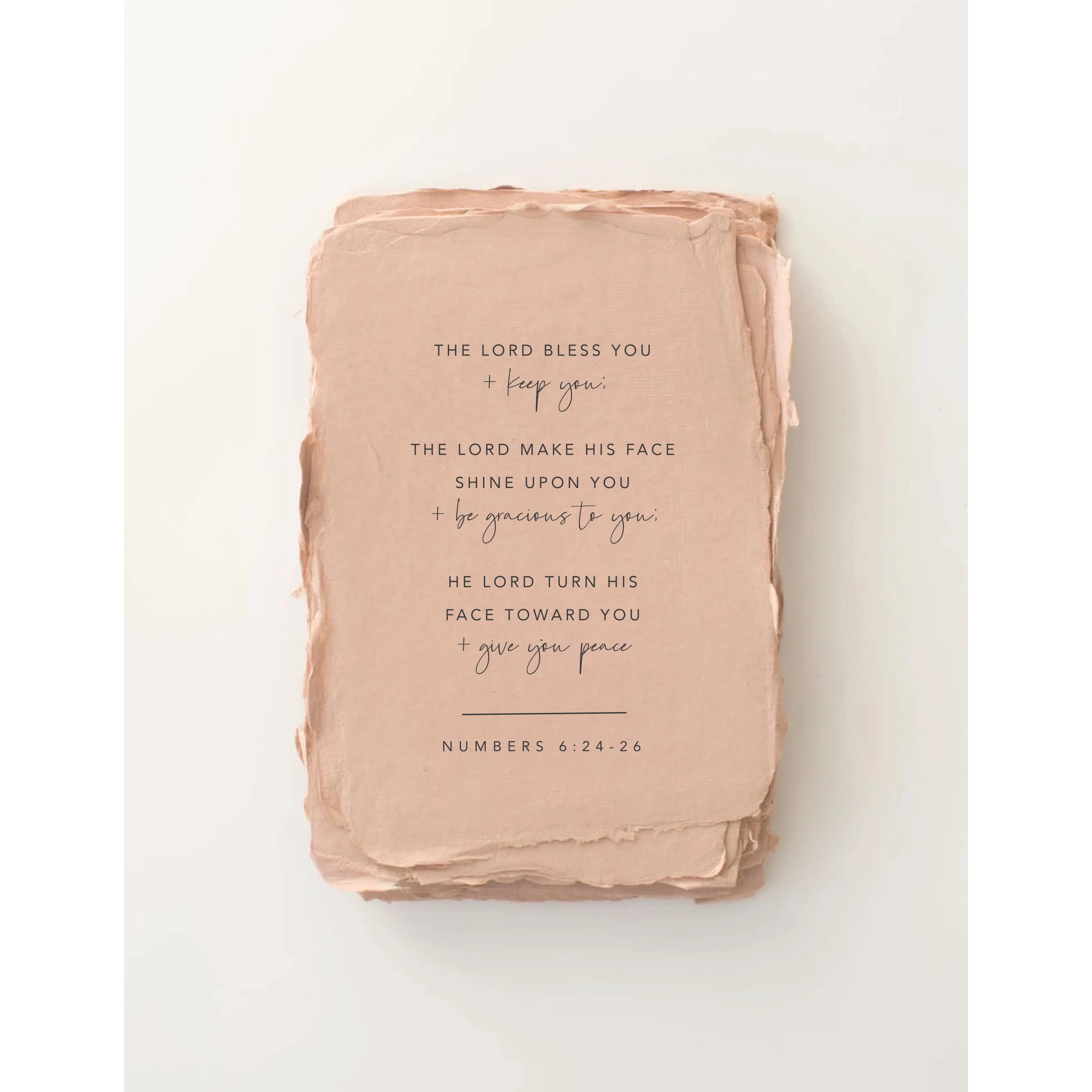 "Lord Bless You & Keep You" Religious Card