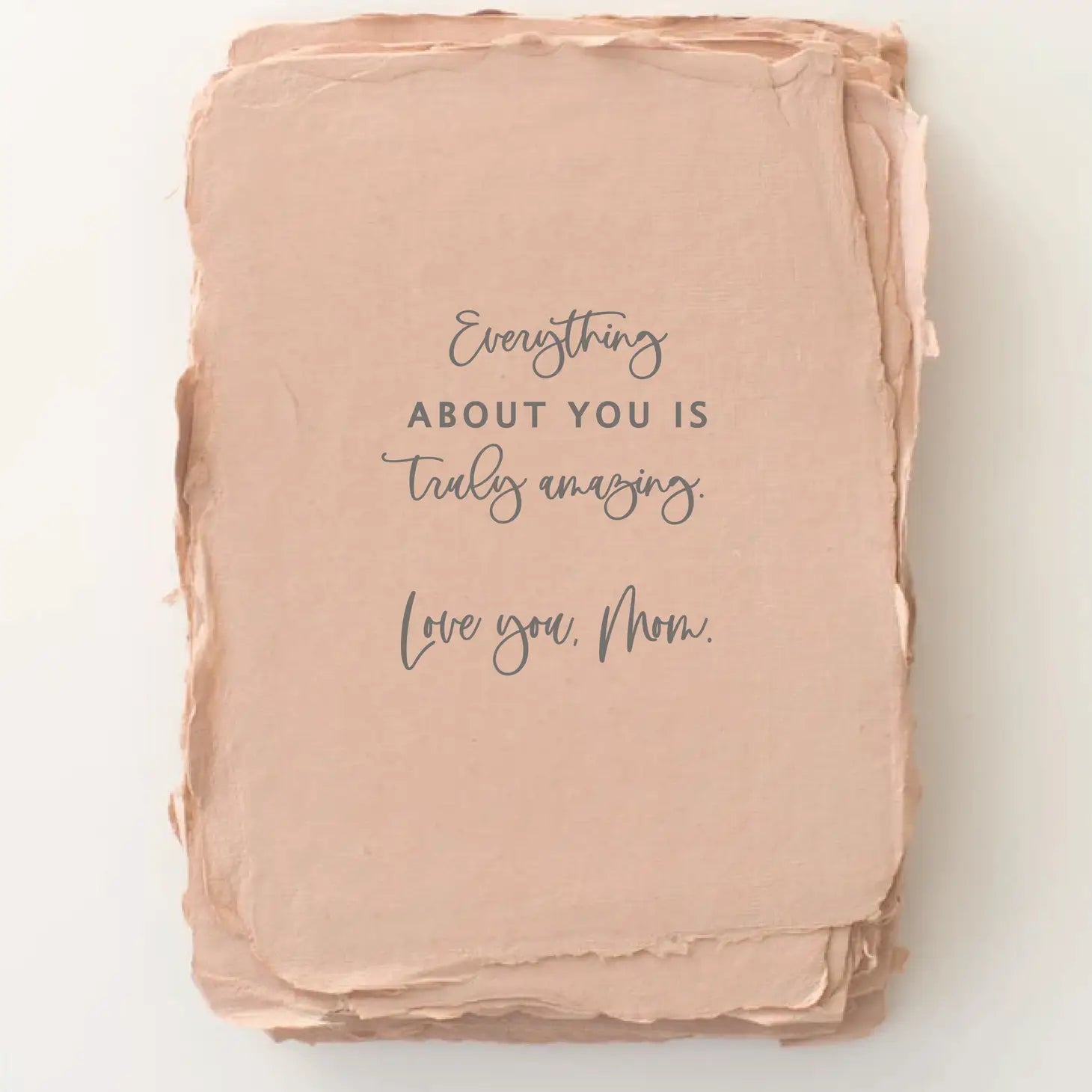 "Love you, Mom!" Mother's Day Greeting Card