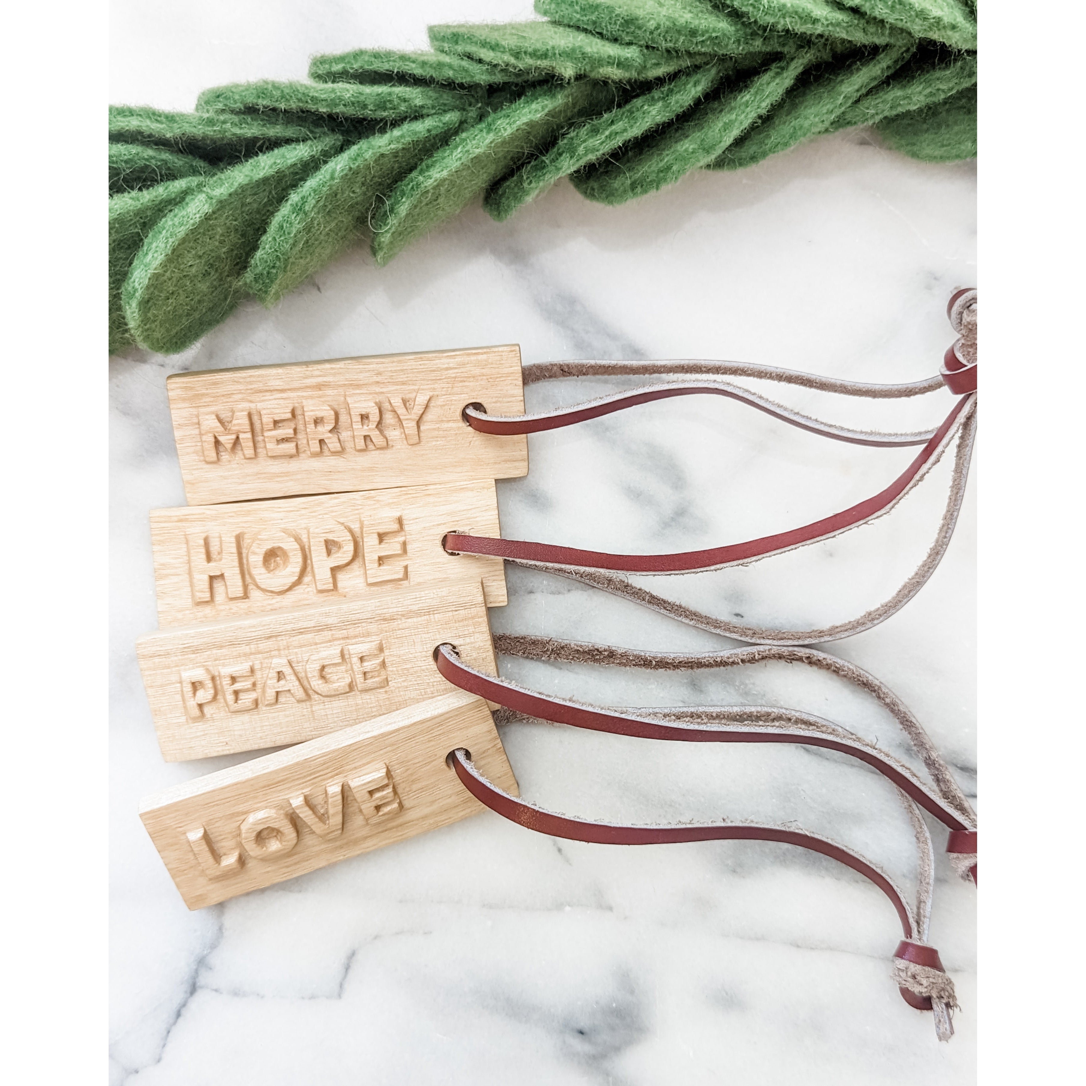 Wooden Word Tags - Assorted