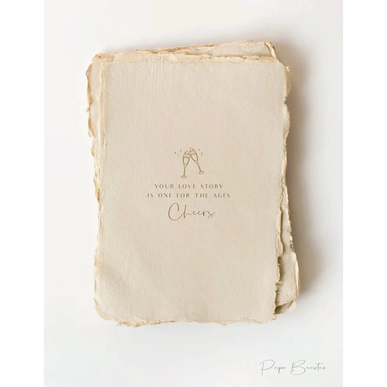 "Your love story is one for the ages!" Wedding Greeting Card