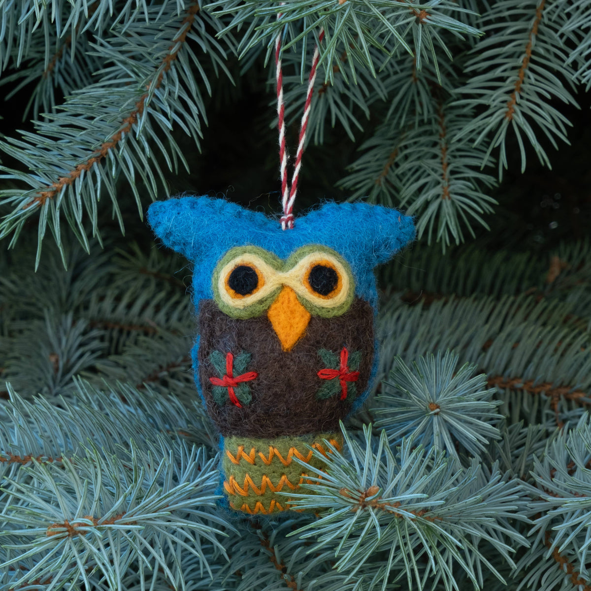 Retro Owl Ornament