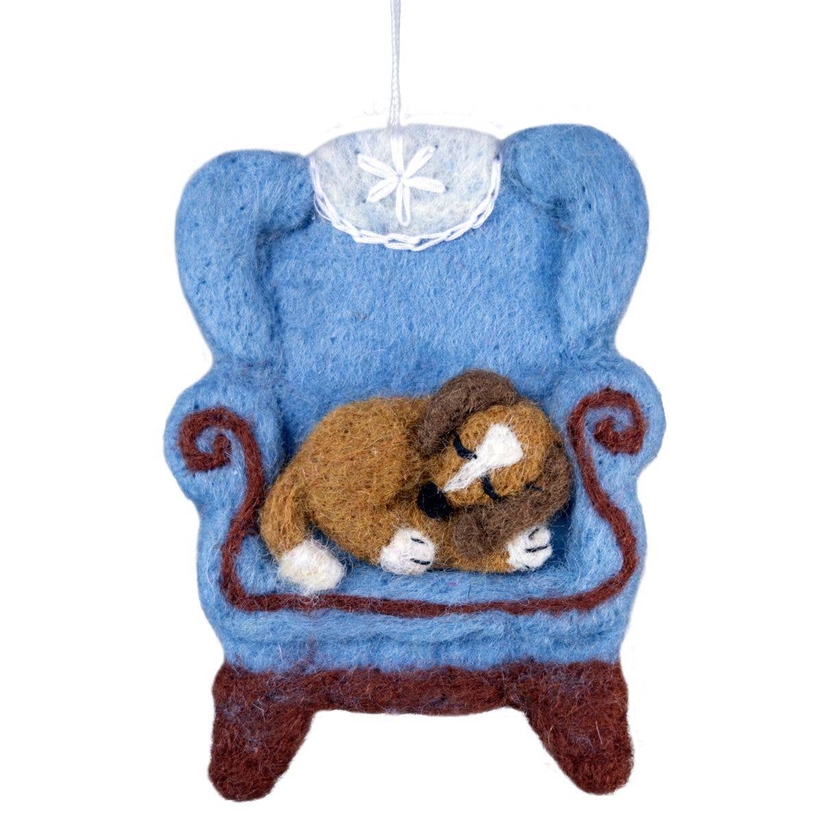 Dozy Dog Ornament