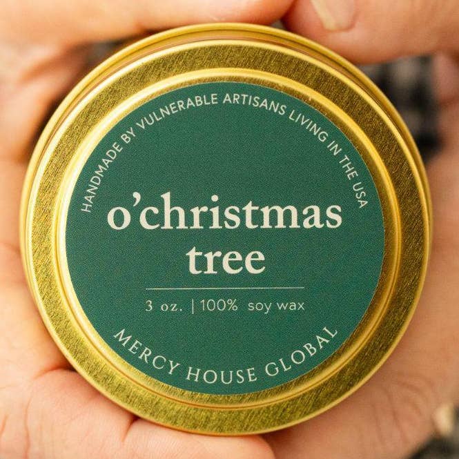 Assorted Holiday Scents-  3 oz. Tin Candle