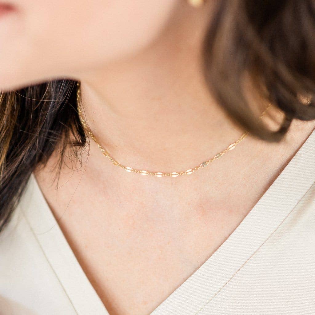 14k Gold Filled Choker Necklace