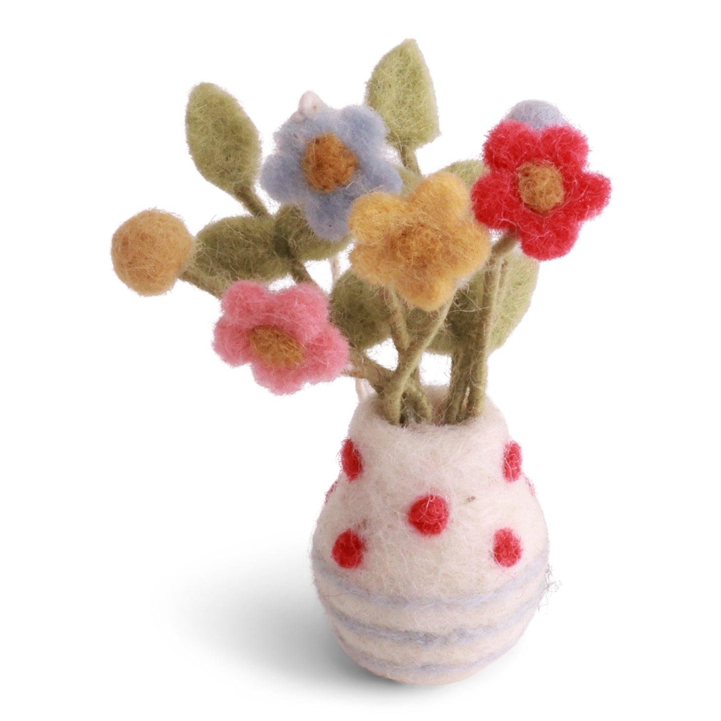 Vase with Flowers Ornament- Assorted Styles
