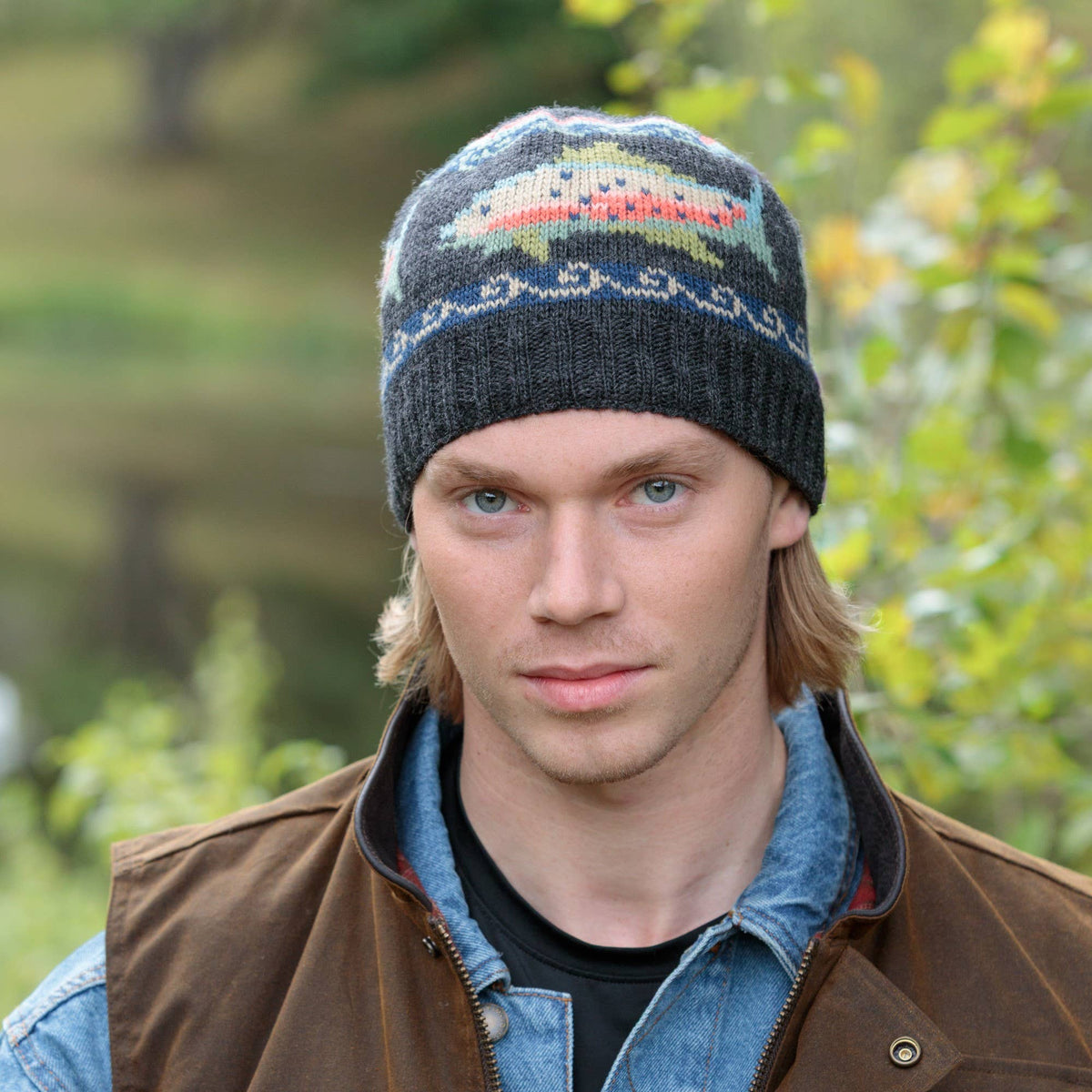 Trout Knit Wool Hat- Assorted Colors