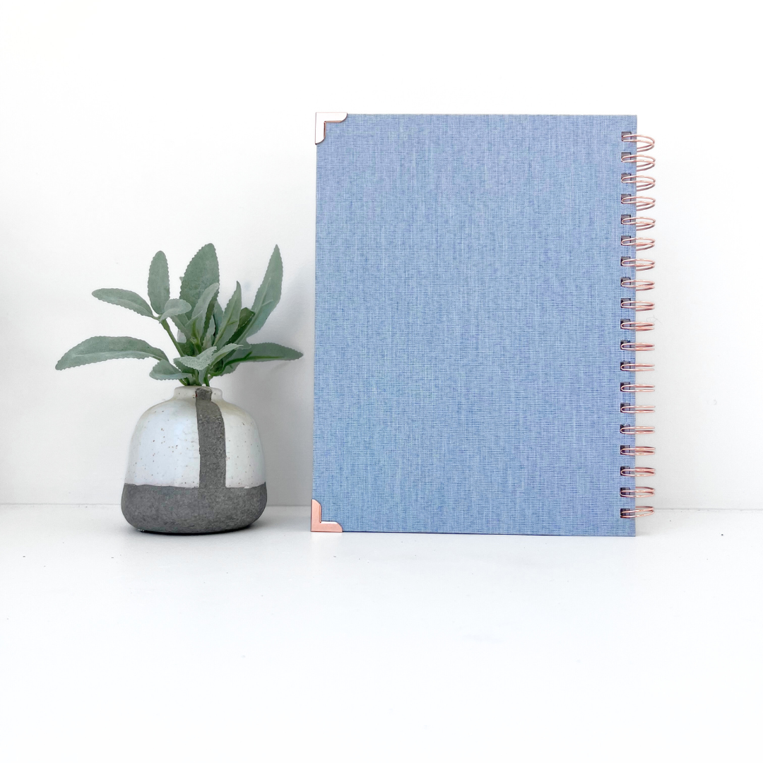 2025 Planner | Blue Monthly Weekly Eco Fair Trade Planner