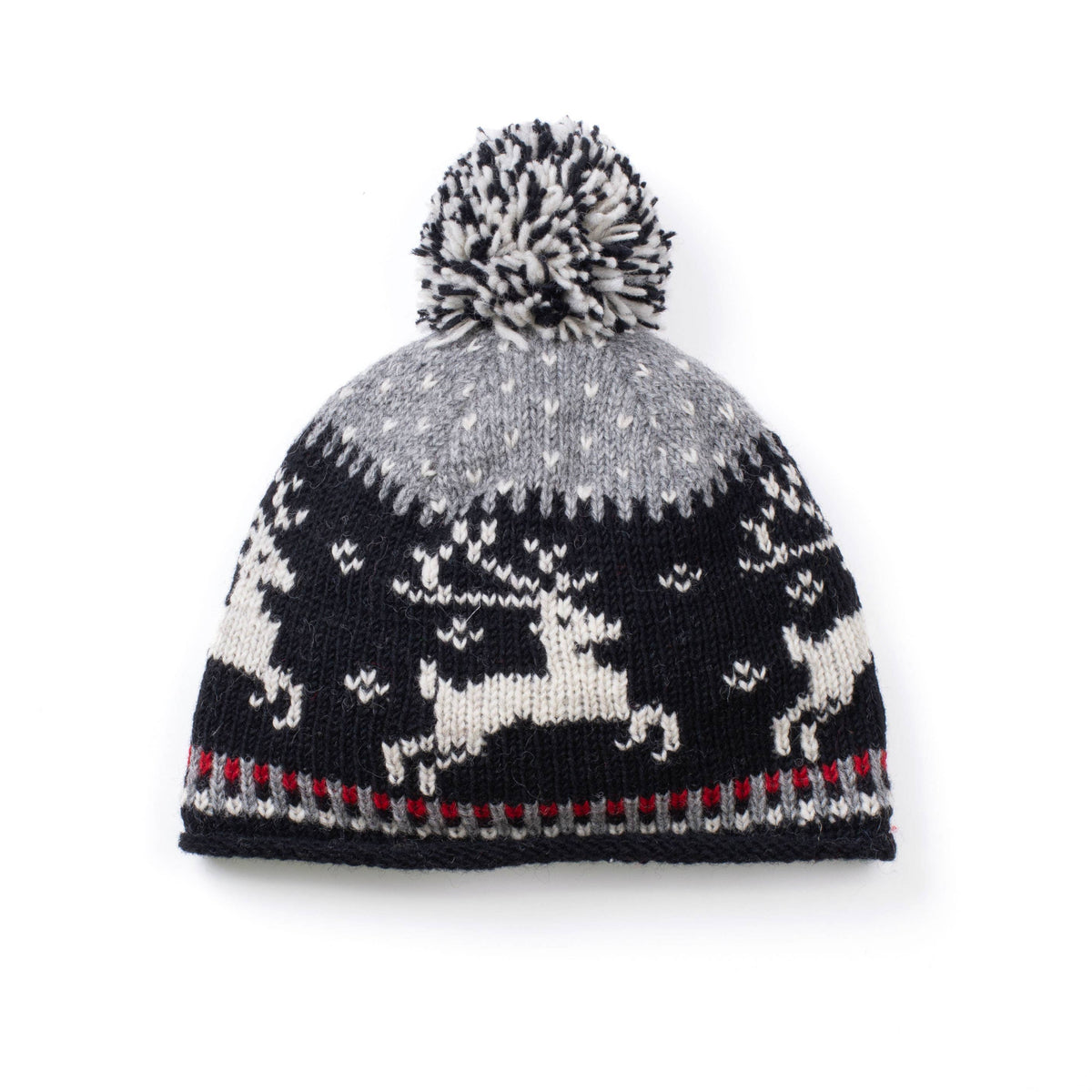 Yuletide Knit Wool Hat- Assorted Colors
