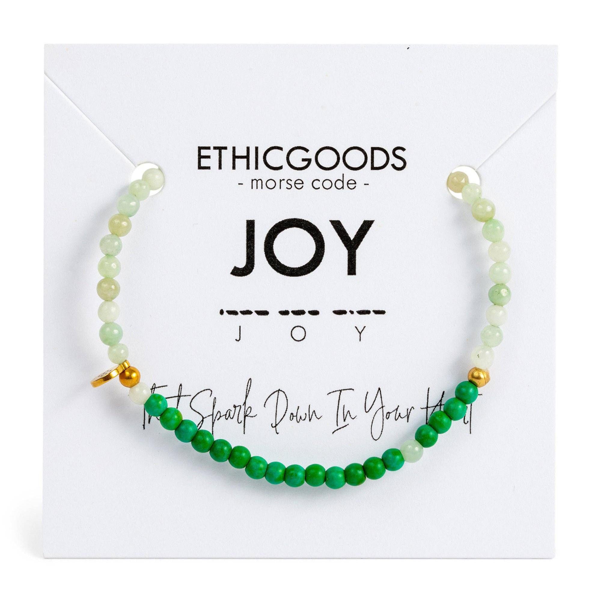 3mm Morse Code Bracelet | JOY