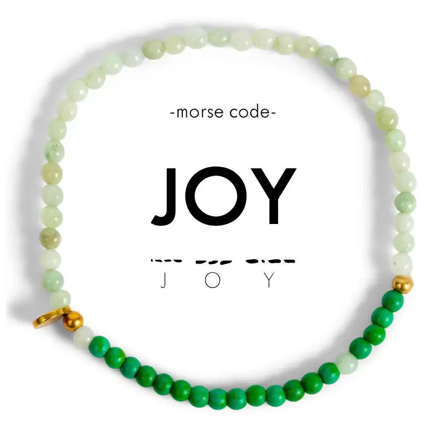 3mm Morse Code Bracelet | JOY