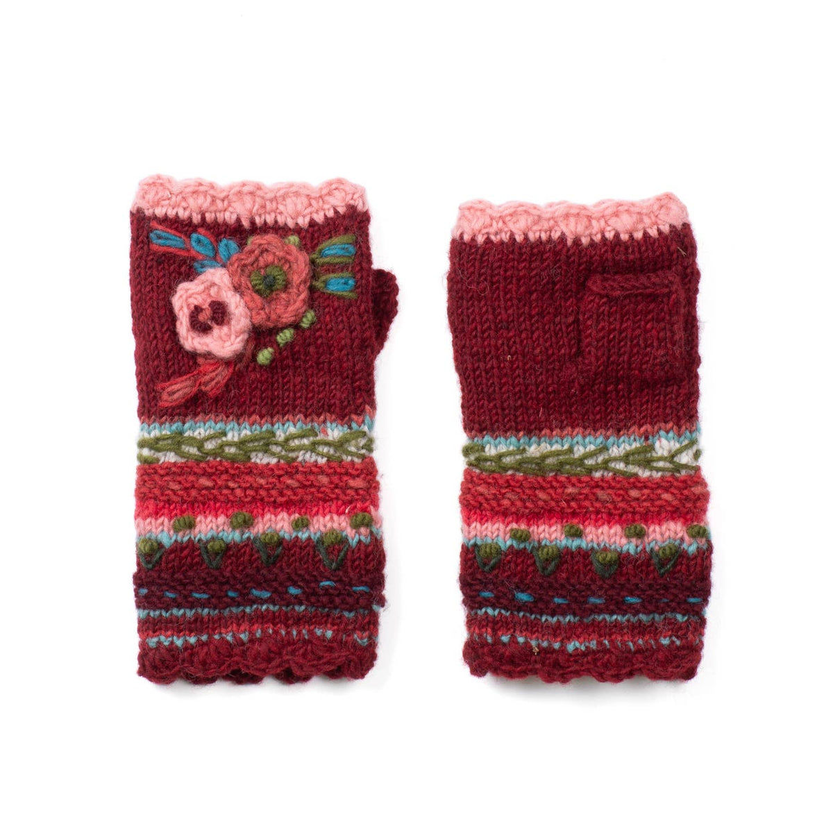 Lassen Knit Wool Handwarmers- Assorted Colors