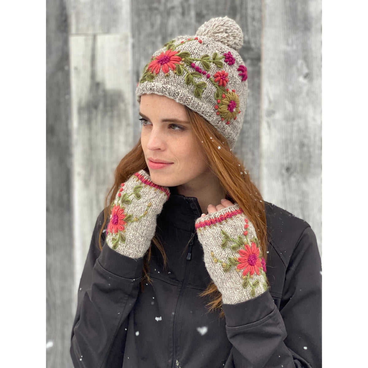Olivia Knit Wool Handwarmers- Assorted Colors