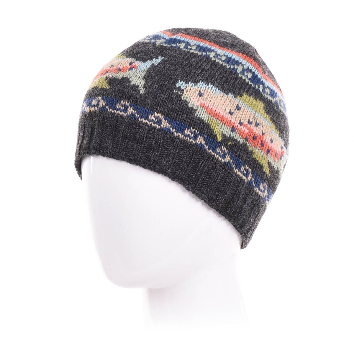 Trout Knit Wool Hat- Assorted Colors