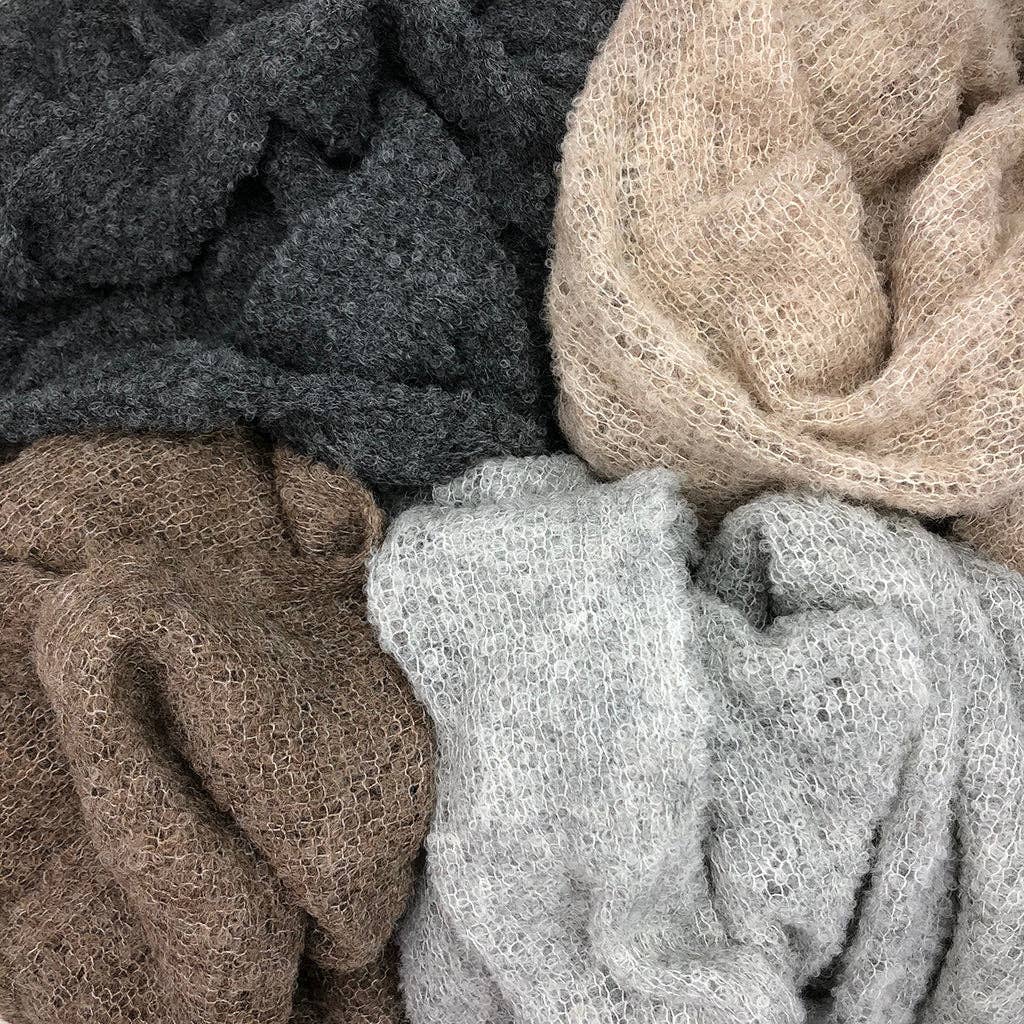 Ultra Plush Alpaca Scarf- Assorted Colors-Sold Individually