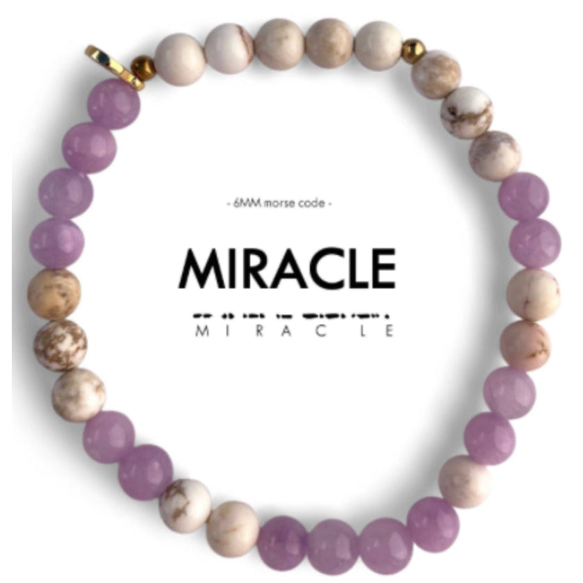 6mm Morse Code Bracelet | MIRACLE