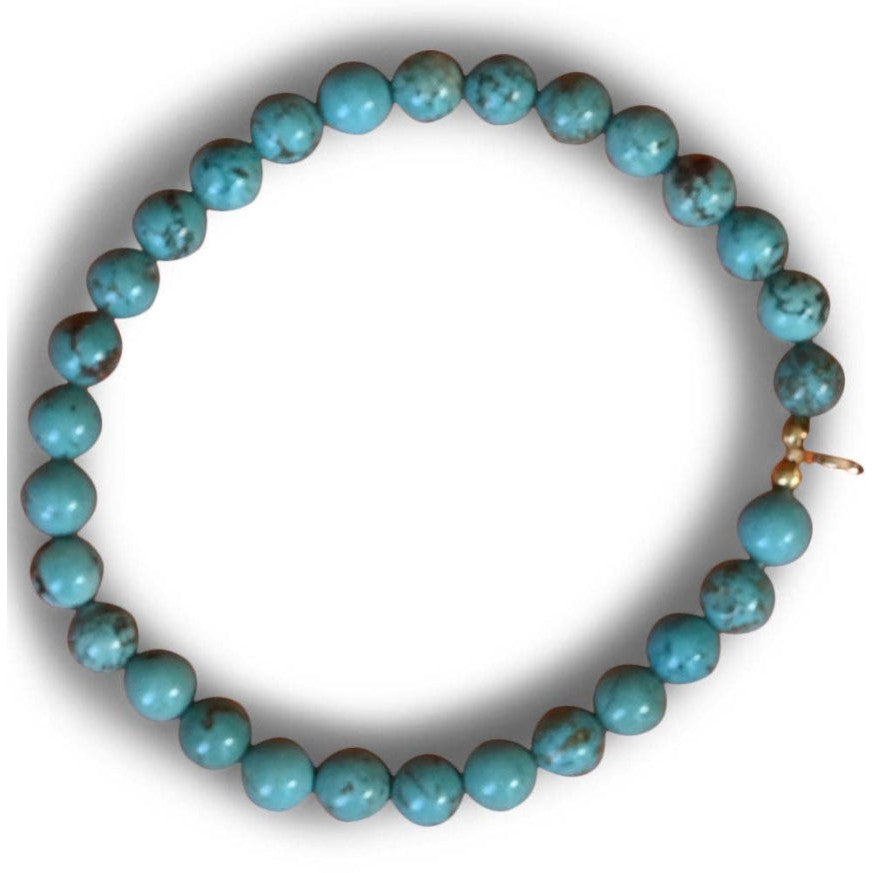 6mm Stone Stacking Bracelet - Assorted Colors