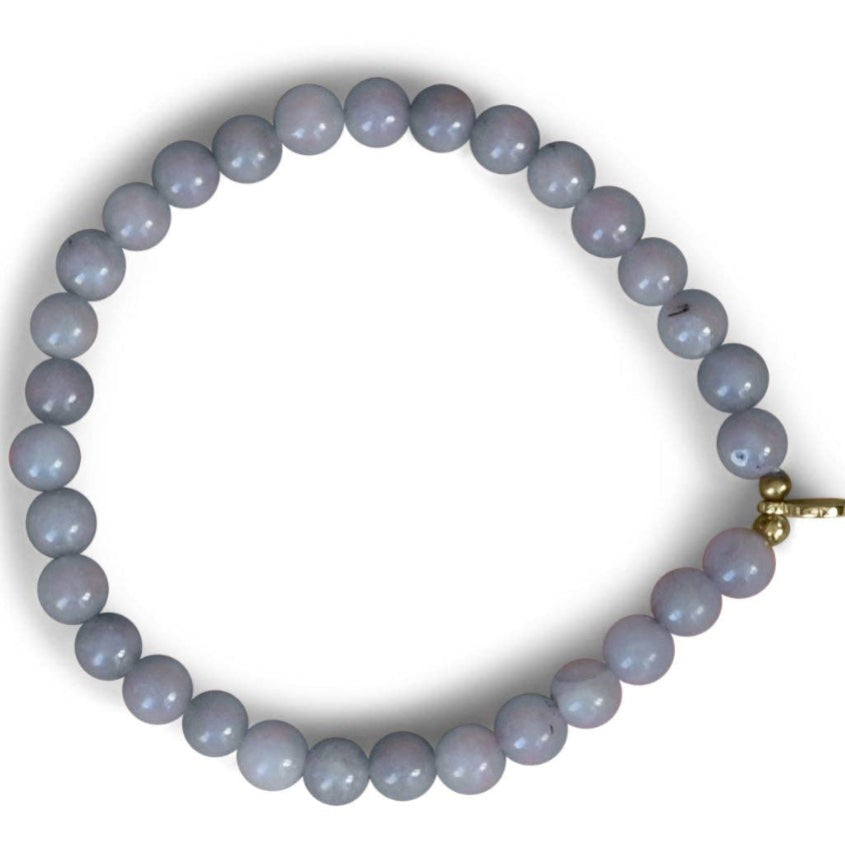 6mm Stone Stacking Bracelet - Assorted Colors
