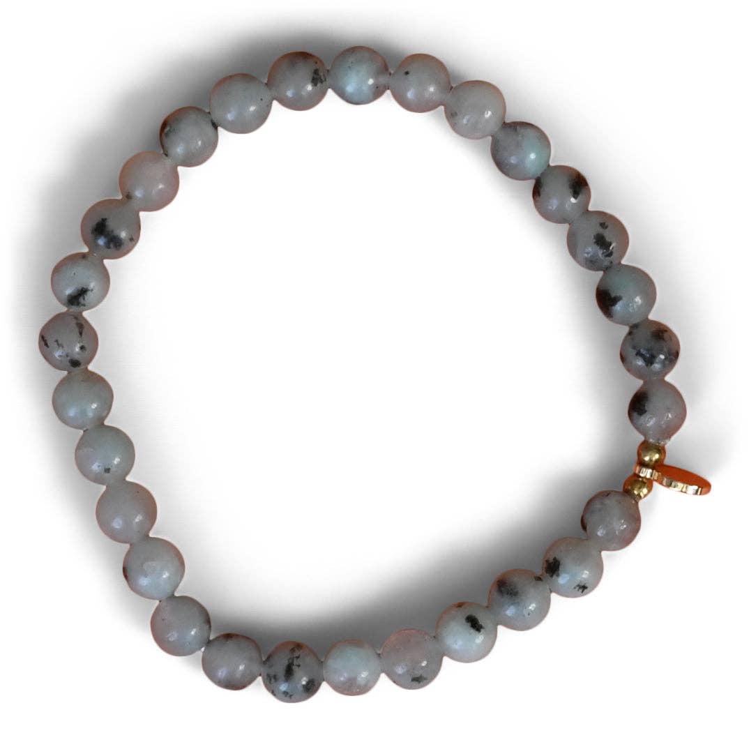 6mm Stone Stacking Bracelet - Assorted Colors