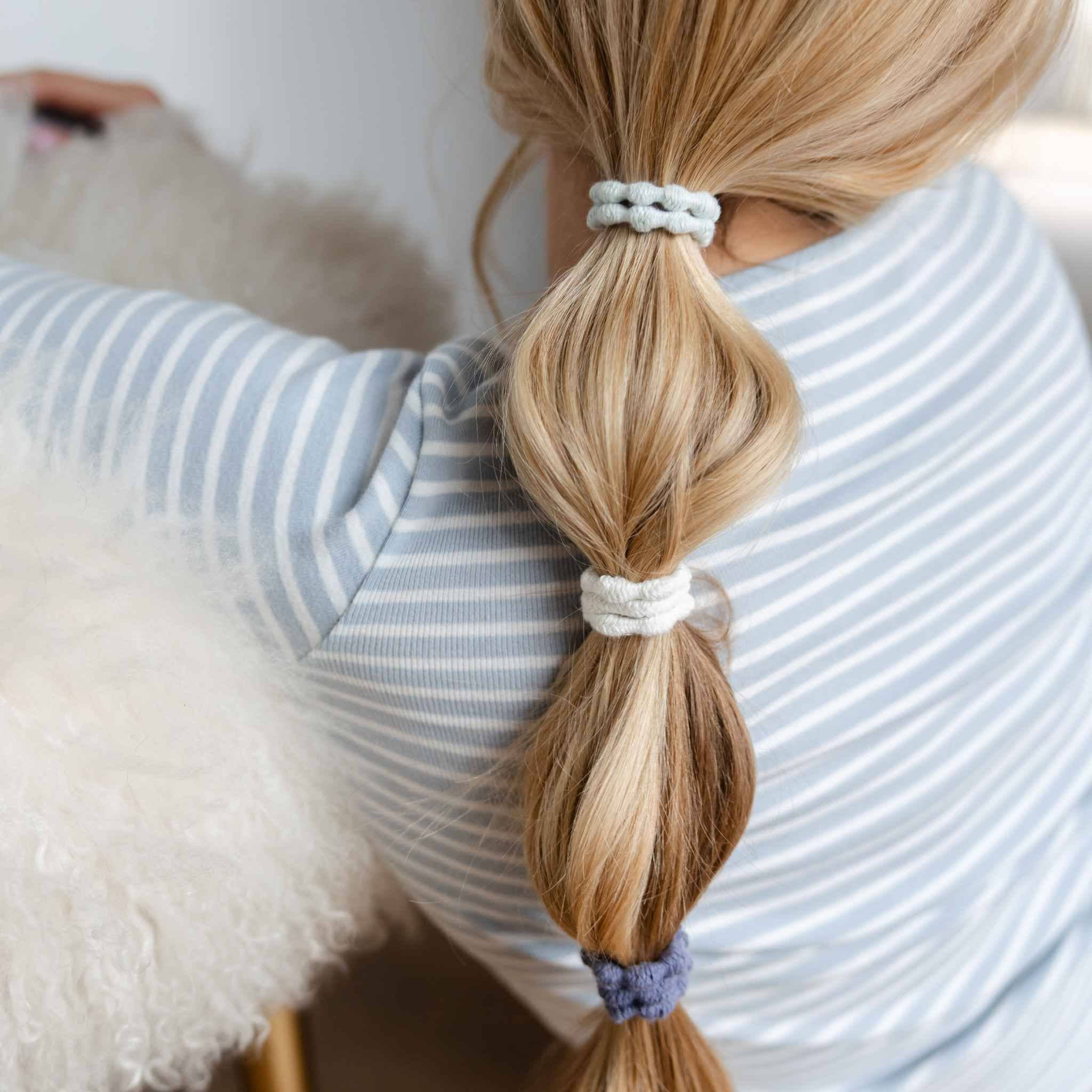 Pearl Hair Ties- Set of 3