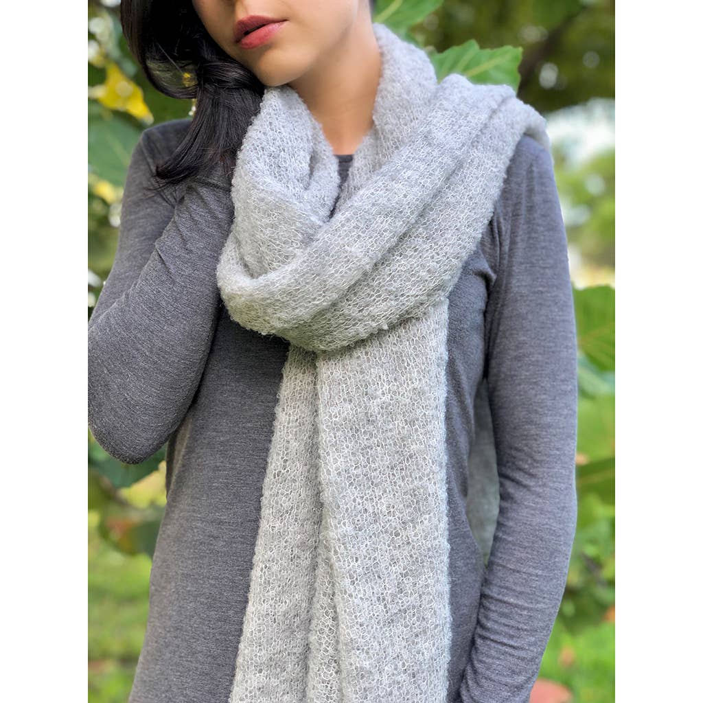 Ultra Plush Alpaca Scarf- Assorted Colors-Sold Individually