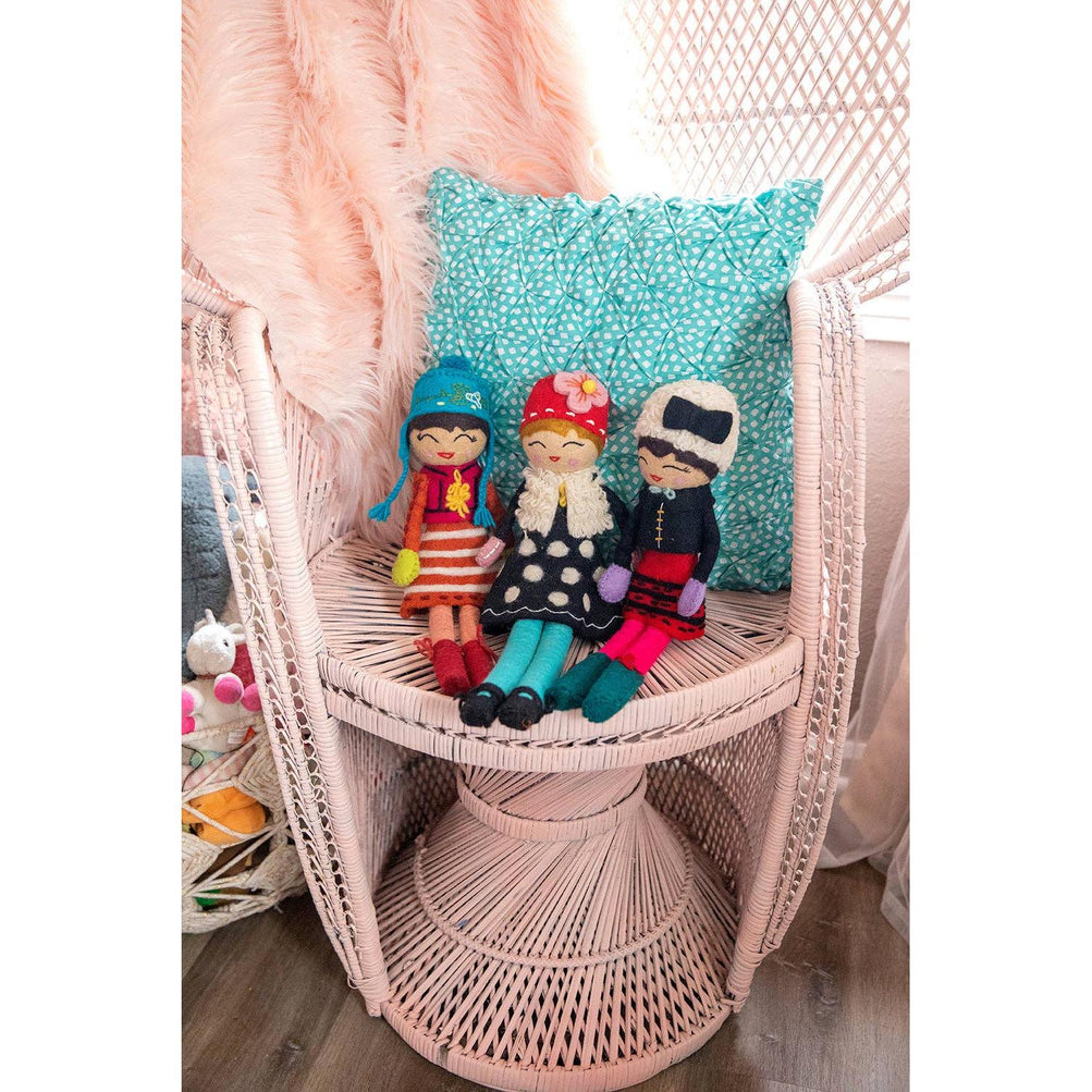 French Knot Doll- Assorted Styles- Sold Individually