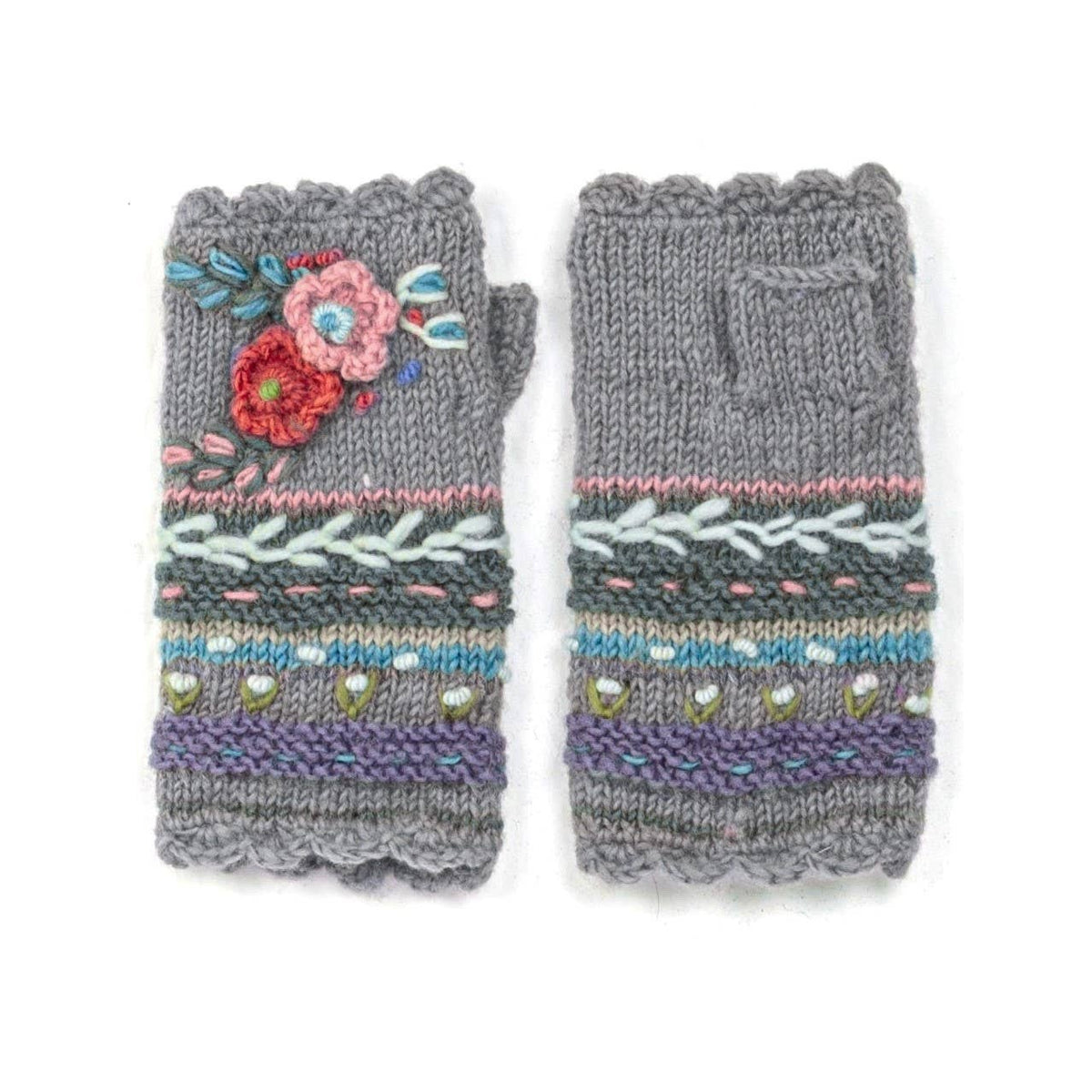Lassen Knit Wool Handwarmers- Assorted Colors